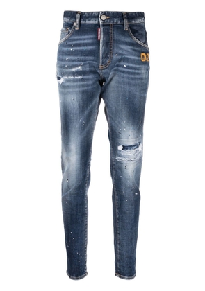 Dsquared2 distressed-finish denim jeans - Blue
