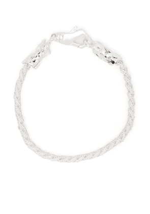 Emanuele Bicocchi ice braided bracelet - Silver