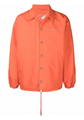 Khrisjoy drawstring-waist shirt jacket - Orange