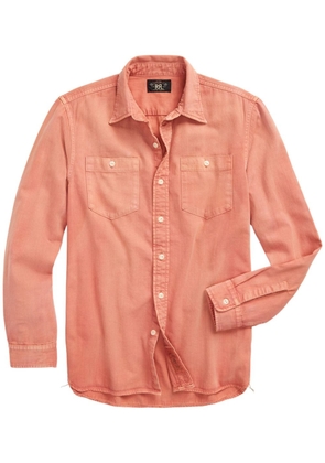Ralph Lauren RRL cotton-twill long-sleeve shirt - Pink