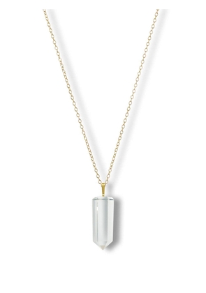 THE ALKEMISTRY 18kt yellow gold Iqra clear quartz crystal necklace