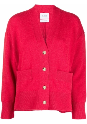 Barrie v-neck cashmere cardigan - Red