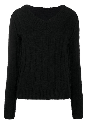 Dolce & Gabbana knitted V-neck jumper - Black