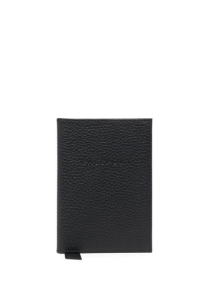 Aspinal Of London leather passport cover - Black