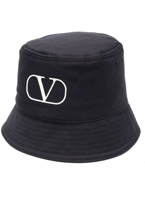 Valentino Garavani embroidered-logo bucket hat - Black