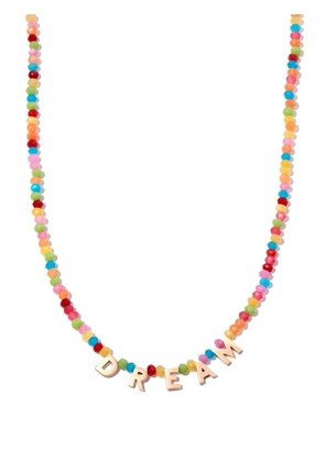Roxanne First 14kt yellow gold Dream jade necklace - Multicolour