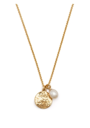 DOWER AND HALL pearl detail necklace - Gold
