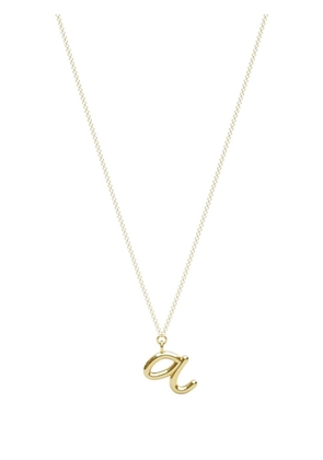 THE ALKEMISTRY 18kt yellow gold Love Letter A necklace