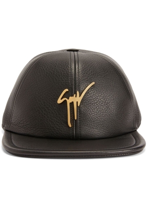 Giuseppe Zanotti Cohen Signature-logo baseball cap - Black