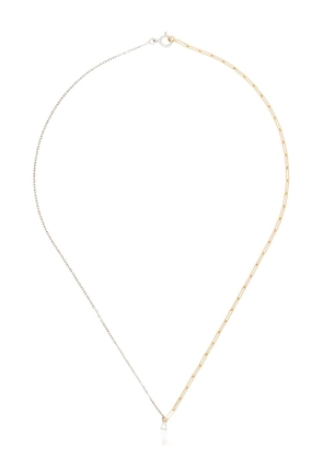 Yvonne Léon 18kt white gold mixed-chain diamond necklace