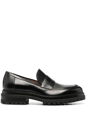 Gianvito Rossi Paulo chunky-sole loafers - Black
