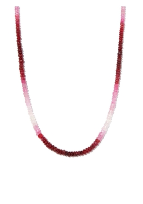 Roxanne First 14kt yellow gold Rocky ruby necklace