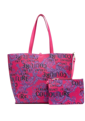 Versace Jeans Couture Couture-print tote bag - Pink