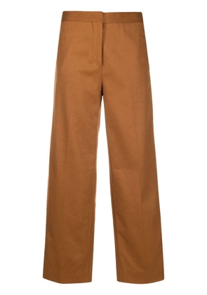 There Was One mid-rise straight-leg trousers - Brown