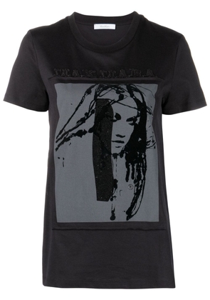 Max Mara graphic-print T-shirt - Black