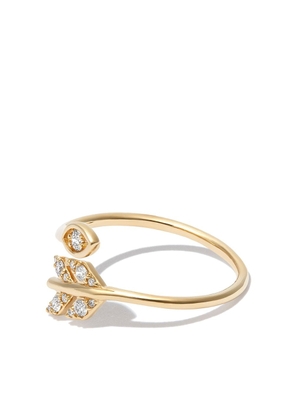 Sydney Evan 14kt yellow gold Marquis diamond ring