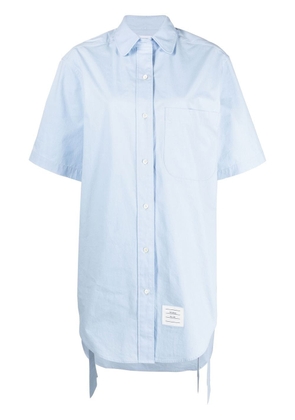 Thom Browne short-sleeve shirt dress - Blue