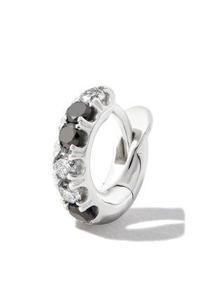 Spinelli Kilcollin Mini Mezzo diamond hoop earring - Silver