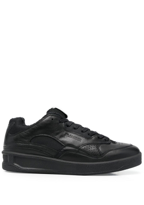 Jil Sander debossed-logo-print sneakers - Black