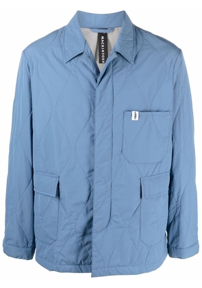 Mackintosh SEESUCKER CHORE jacket - Blue