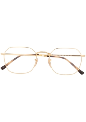 Ray-Ban square-frame optical glasses - Gold