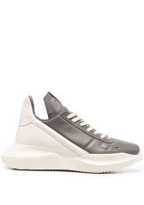 Rick Owens two-tone low-top sneakers - Grey