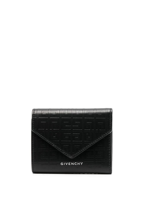 Givenchy embossed-logo leather wallet - Black