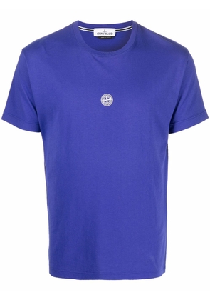 Stone Island graphic-print cotton T-shirt - Blue