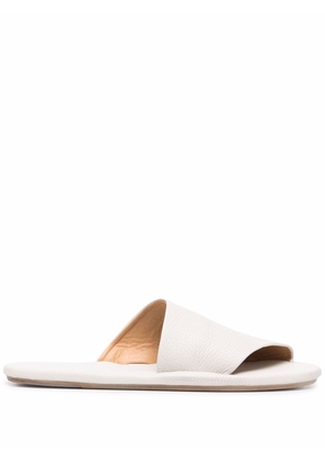 Marsèll open-toe leather slides - White