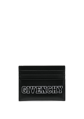 Givenchy logo-print leather cardholder - Black