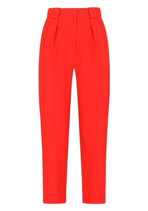 Dolce & Gabbana high-waisted straight-leg trousers - Red