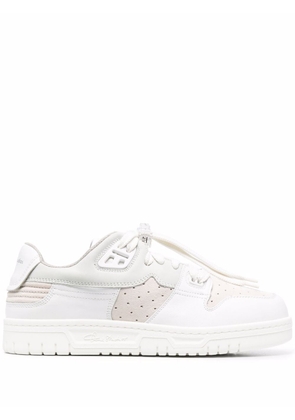 Acne Studios perforated-detail low top sneakers - White