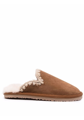 Mou suede slippers - Brown