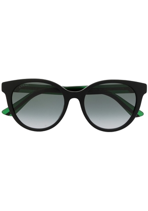 Gucci Eyewear Interlocking G round-frame sunglasses - Black