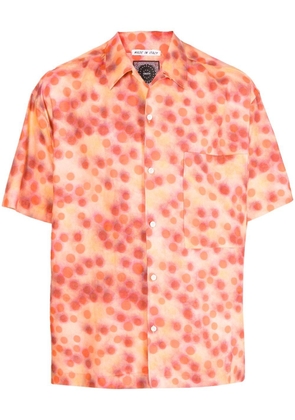 Destin polka-dot pattern print shirt - Pink