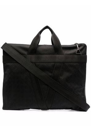 Bottega Veneta zip-around jacquard briefcase - Black
