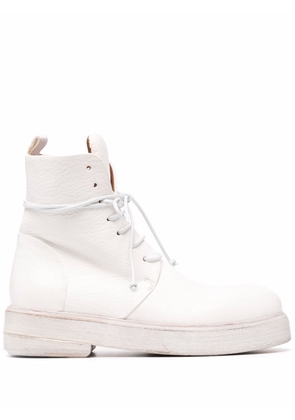 Marsèll ankle lace-up boots - White