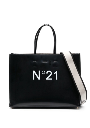 Nº21 logo-print tote bag - Black