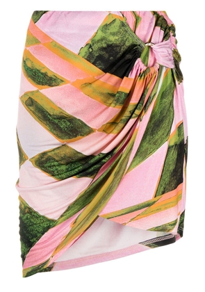 Louisa Ballou Coastline short skirt - Green
