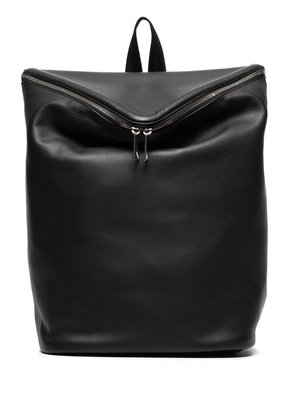 Bottega Veneta Beak triangular flap backpack - Black