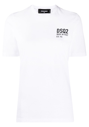 Dsquared2 logo print short-sleeve T-shirt - White