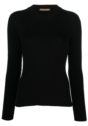 Nuur ribbed-knit merino jumper - Black
