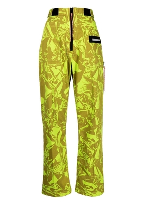 Aries camouflage-print walking trousers - Green