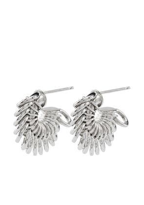 Bottega Veneta Twist hoop earrings - Silver