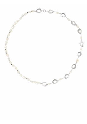 LOVENESS LEE Leucia pearl-detail necklace - Silver