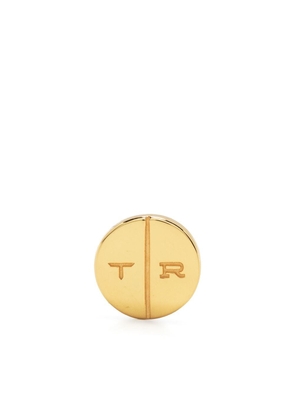 True Rocks round pilll stud earring - Gold
