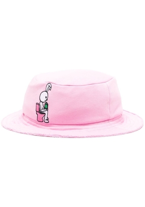 Natasha Zinko bunny-motif bucket hat - Pink