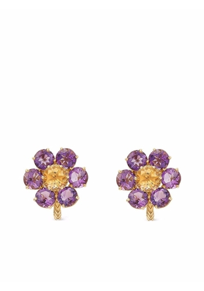 Dolce & Gabbana 18kt yellow gold Spring gemstone earrings