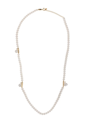 TASAKI 18kt yellow gold Collection Line Petit Balance Class Akoya pearl and diamond necklace
