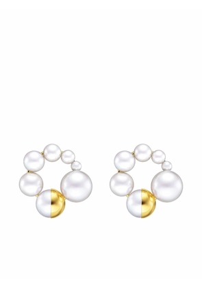 TASAKI 18kt yellow gold M/G TASAKI Shell freshwater pearl earrings